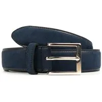 Will s Vegan Store Will's Vegan Store Herren vegan Gürtel Continental 3,5 Cm Dunkelblau – Produktbild 1 von 1
