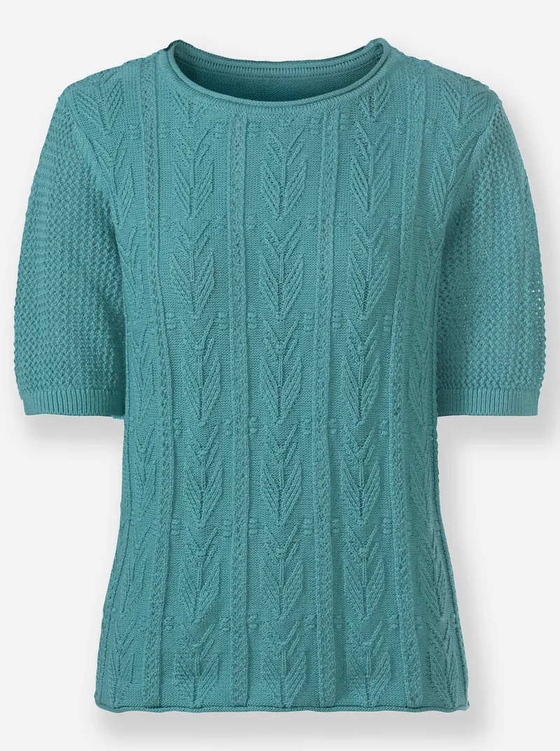 Witt Kurzarmpullover, Ozean, – Produktbild 2 von 2
