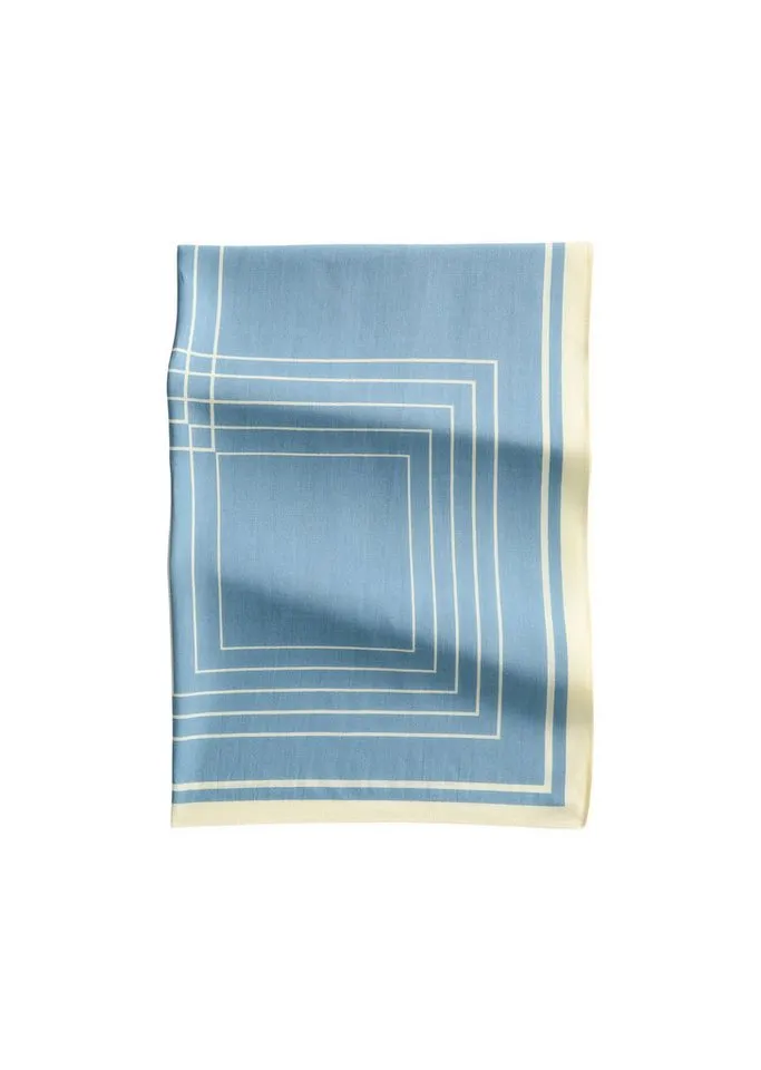 Marc O'Polo DENIM Bandana aus bedruckter Viskose, Blau, – Produktbild 1 von 3