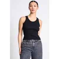 JAN N JUNE JAN 'N JUNE Damen vegan Tank Top Amager Schwarz – Produktbild 1 von 1