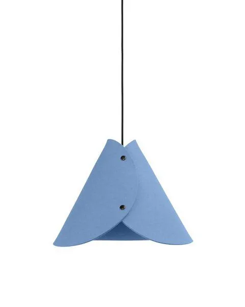 ALMUT von Wildheim ALMUT von Wildheim Hängeleuchte aus Merino Wollfilz, Pendelleuchte mulesingfrei, Pastellblau, – Produktbild 2 von 3