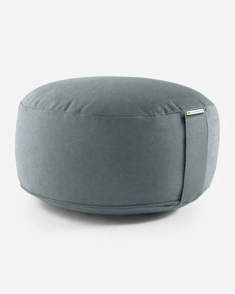 Lotuscrafts Lotuscrafts Yogakissen Lotus - Sitzhöhe 15cm - ohne Bestickung - GOTS zertifiziert, Balsam green, – Produktbild 1 von 4