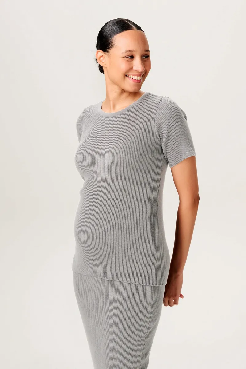 Noppies Maternity Noppies Maternity T-shirt Javi, Grau, – Produktbild 2 von 3