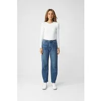 DAWN Damen Jeans STARDUST High Waist O-Shape DAWN Bio-Baumwolle, Medium blue, – Produktbild 2 von 6
