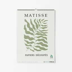 Photocircle Photocircle Matisse Paper Cut Outs Wandkalender 2027 – Pastellfarbener Kunstkalender mit Matisse Scherenschnitten – Produktbild 1 von 1