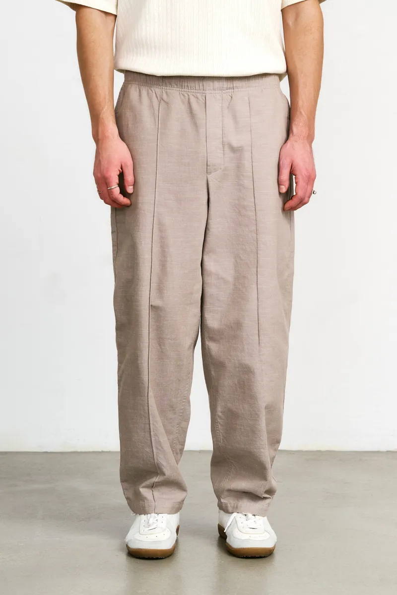 Rotholz Rotholz Herren vegan Hose Weit Gefaltet Grau Braun, Beige, – Produktbild 2 von 2