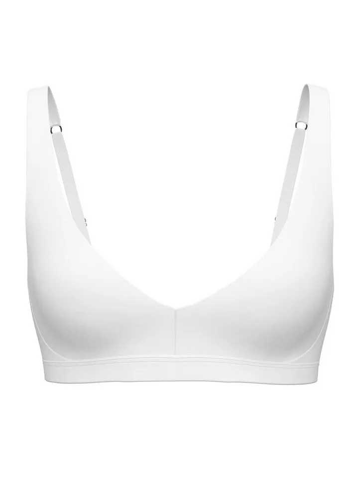 CALIDA CALIDA Soft-BH Sleek Skin mit leichten, vorgeformten Cups, in Single-Jersey Qualität, Weiß, – Produktbild 2 von 5