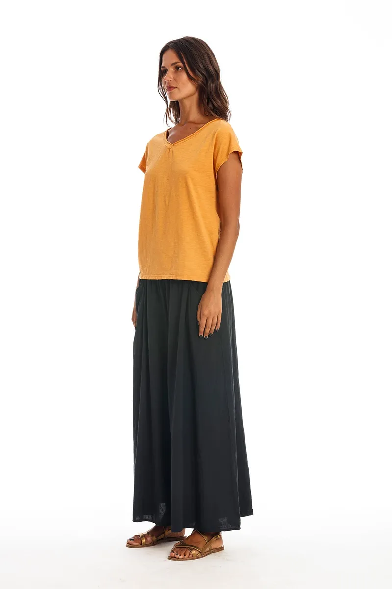 RAVENS VIEW IBIZA RAVENS VIEW IBIZA Damen vegan T-Shirt Arizona Gold Sand Gelb, Dunkelgelb, – Produktbild 1 von 2