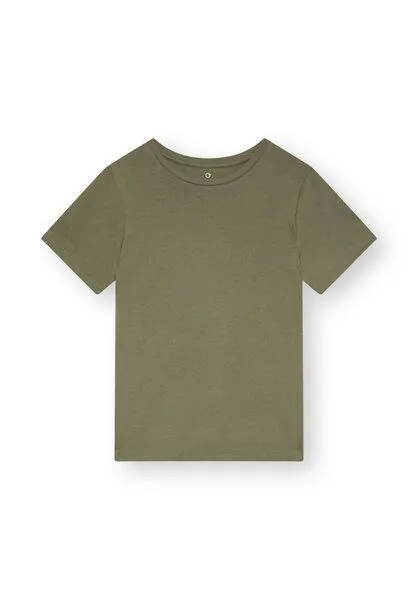 THOKKTHOKK ThokkThokk Damen T-Shirt TT85 aus Biobaumwolle, Deep lichen green (grün), – Produktbild 3 von 8