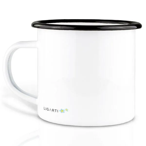 LIGARTI Emaille Tasse – Wildbärentee – LIGARTI Tiermanufaktur – Produktbild 2 von 4