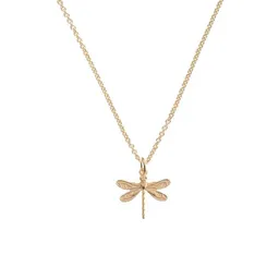 BELLYBIRD Jewellery BELLYBIRD Jewellery Halskette - KLEINE LIBELLE - zarter Anhänger, 925 Silber vergoldet – Produktbild 1 von 1