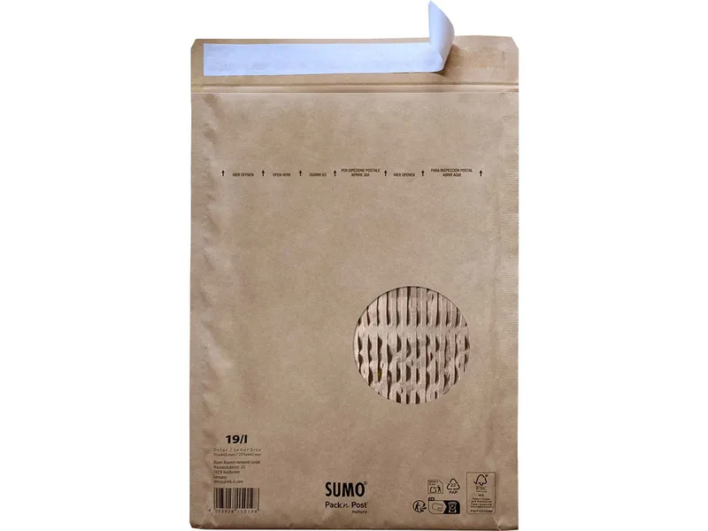 Sumo Sumo Versandtaschen 295 x 445 mm, 25 Stk., FSC-zertifiziert – Produktbild 1 von 1