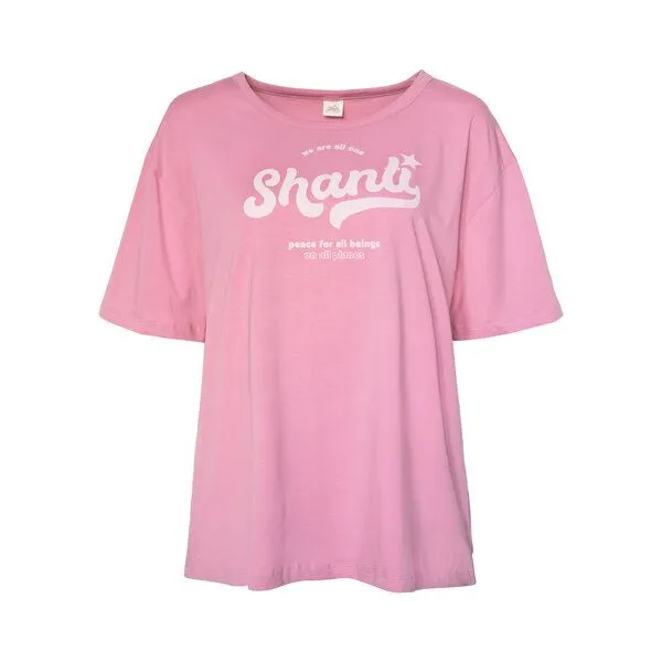 Jaya Jaya SHANTI - Damen - Shirt aus Biobaumwolle, Orchid pink / pink, – Produktbild 3 von 3