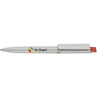 RITTER CARES RITTER CARES Kugelschreiber 'Crest Recycled' grau/feuer-rot – Produktbild 1 von 1