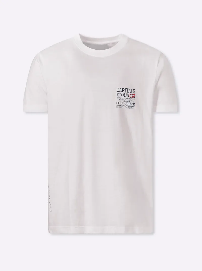 Catamaran Kurzarmshirt weiß, Weiß, – Produktbild 1 von 2