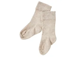 grödo Baby Kniestrümpfe Bio-Baumwolle beige-melange Gr.02 – Produktbild 1 von 1