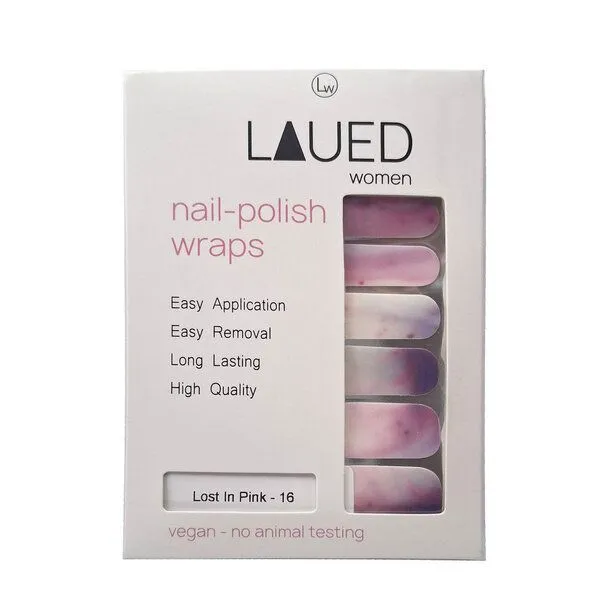 Vargu Vargu LAUED Nagelfolien marble, Lost in pink, – Produktbild 1 von 4