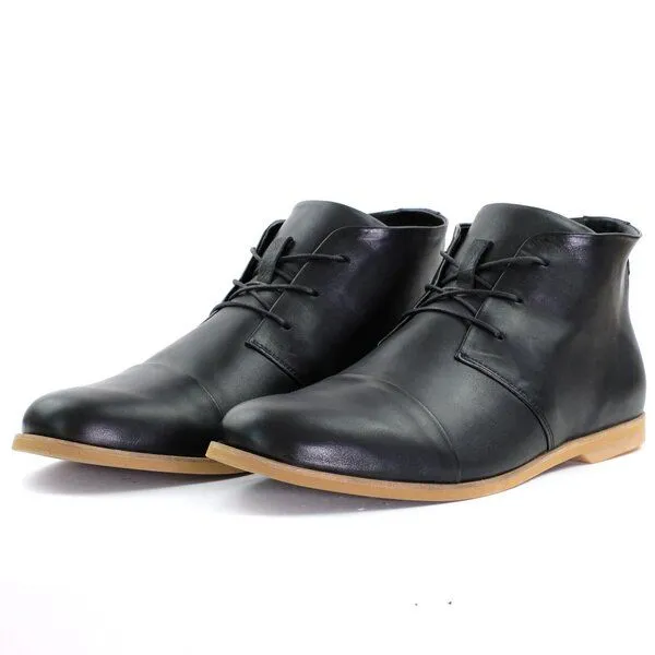 SORBAS SORBAS '87 Leder Boots Schnürschuhe, Schwarz, – Produktbild 2 von 8