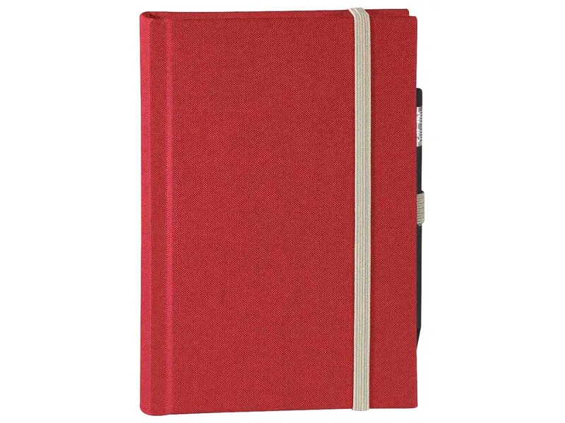 Memo memo Skizzenbuch Leinen A4, (B 209 X H 294 mm) rot, 176 Seiten, Zeichenband, blanko – Produktbild 1 von 1
