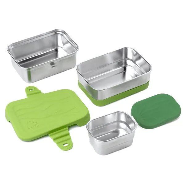 ECOlunchbox ECOlunchbox Lunchbox | Blue Water Bento | 3-in-1 Splash Box – Produktbild 2 von 4