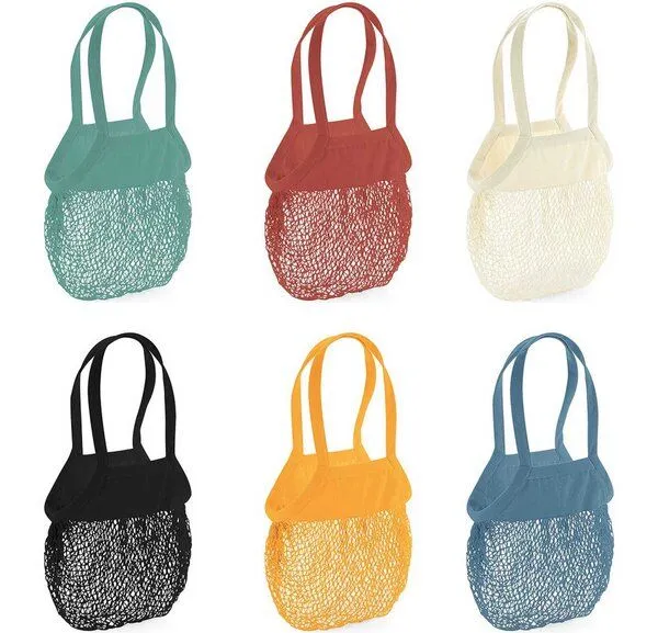 Westford Mill Westford Mill Netztasche Einkaufstasche Obstbeutel Einkaufsnetz Gemüsebeutel, Amber, – Produktbild 1 von 2