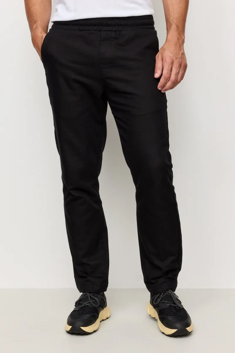 recolution Recolution Herren vegan Chinohose Tamarind Schwarz, Schwarz, – Produktbild 2 von 2