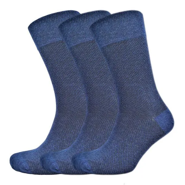 BLS Organic BLS Organic 3er Pack GOTS zertifiziert 98 % Bio-Baumwolle Socken, Blau, – Produktbild 1 von 1