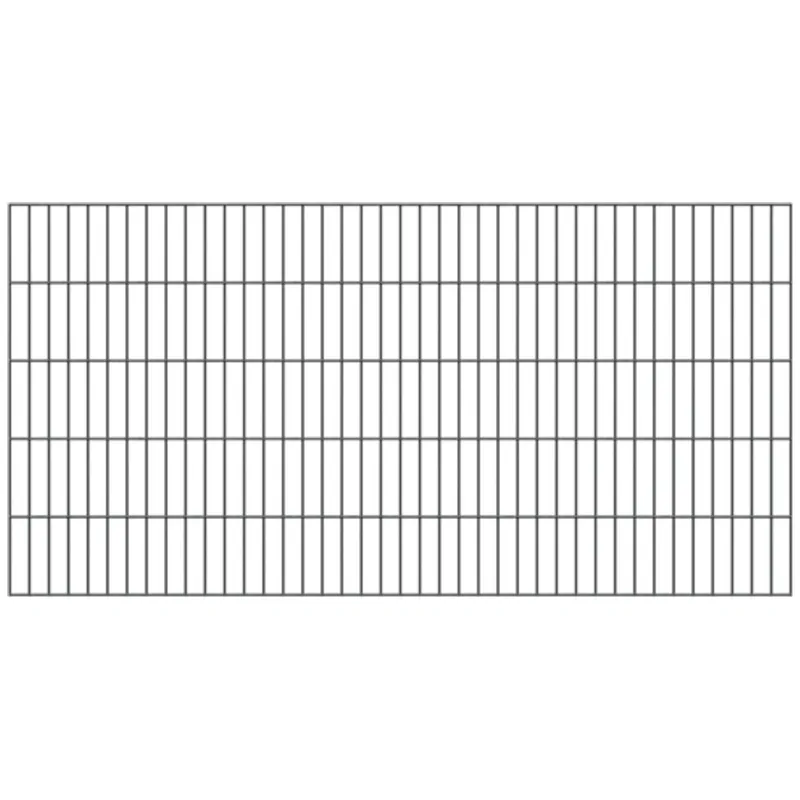 Alberts ALBERTS Doppelstab-Gittermatte, verz.anthr, BxH2000x1000mm, Draht-Ø6/5/6, Masche50x200mm – Produktbild 1 von 1