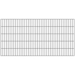 Alberts ALBERTS Doppelstab-Gittermatte, verz.anthr, BxH2000x1000mm, Draht-Ø6/5/6, Masche50x200mm – Produktbild 1 von 1