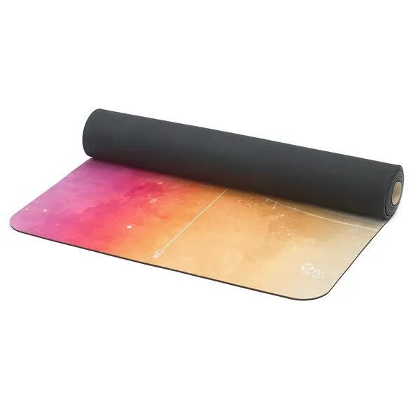 ReYoga ReYoga ENERGY 4mm Yogamatte für dynamisches Yoga, Mind connection (rot-orange), – Produktbild 2 von 4