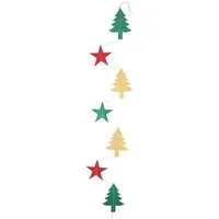 El Puente El Puente Girlande "X-Mas" | Fair Trade & Handmade aus Indien – Produktbild 1 von 1
