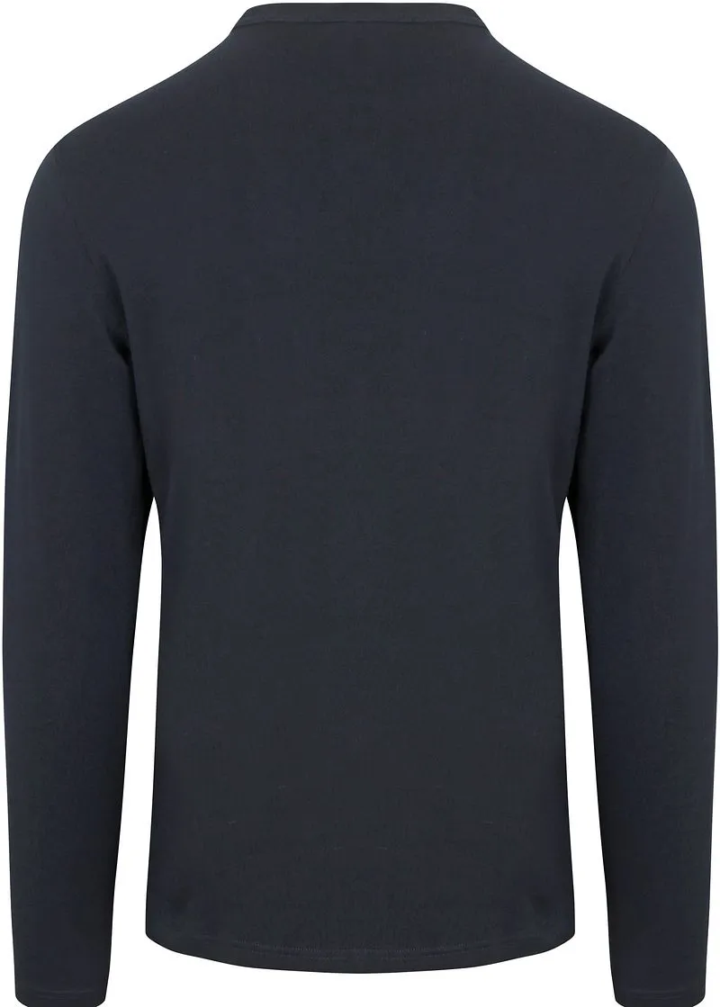 Profuomo Profuomo Longsleeve T-Shirt Navy - Größe XXL, Dunkelblau, – Produktbild 1 von 3