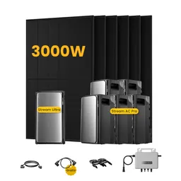 EcoFlow EcoFlow Stream Ultra, Solaranlage mit Speicher, mit 6 x 500W Bifazialen Solarmodulen, by Powerness - Stream Ultra + 5 x Stream AC Pro | 11520Wh / ohne Zubehör / Standardversand – Produktbild 1 von 1