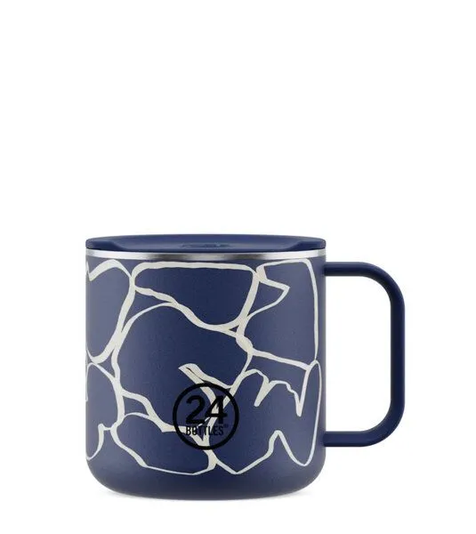 24bottles 24bottles Isolierter Casa Mug 340 ml, aus Edelstahl, Grey, – Produktbild 1 von 6