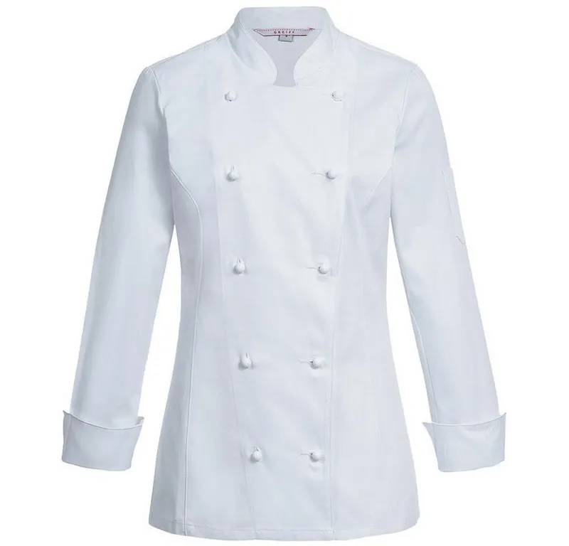 GREIFF GREIFF Kochjacke Greiff GASTRO MODA Cuisine Damen Kochjacke Regular-Fit Weiß, Weiß, – Produktbild 2 von 4