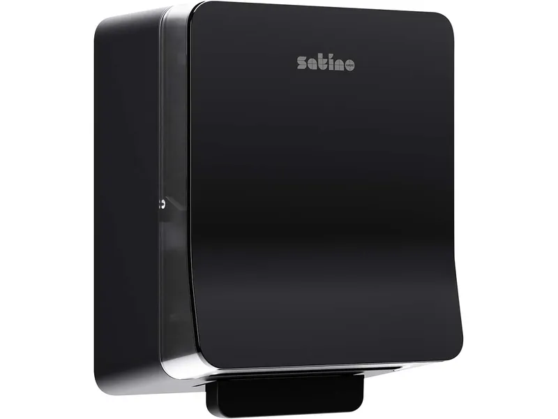 Satino Satino AutoCut Handtuchrollen-Spender "HYGINITY" mit Restrollenfunktion, Schwarz, – Produktbild 1 von 1