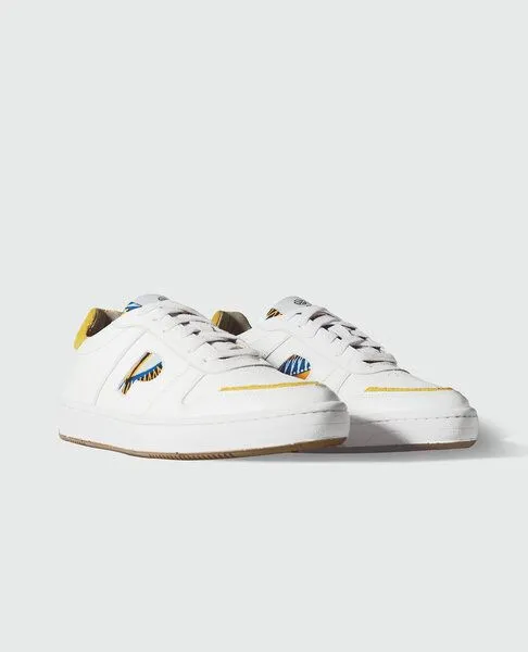 PANAFRICA PANAFRICA Kasai - Unisex Recycling Sneaker, Soleil (gelb), – Produktbild 3 von 4