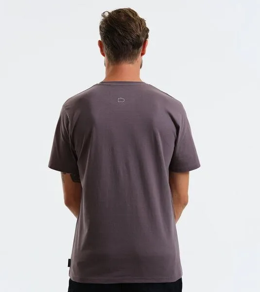 Gary Mash GARY MASH Herren Basic T-Shirt aus Biobaumwolle, Grau, – Produktbild 3 von 4