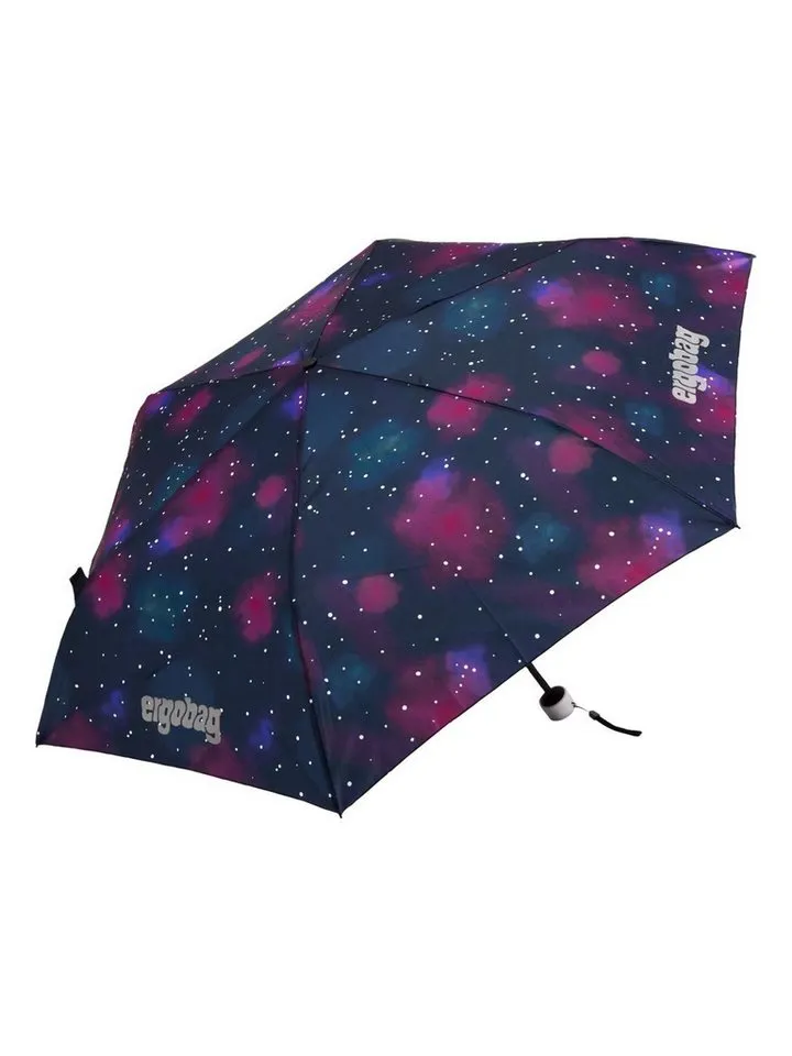 Ergobag Ergobag Taschenregenschirm Regenschirm, mit reflektierenden Details, Lila, – Produktbild 7 von 8