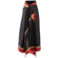 Africulture Africulture Kikoy Frottee Strandtuch, Sarong, Schwarz, – Produktbild 1 von 1