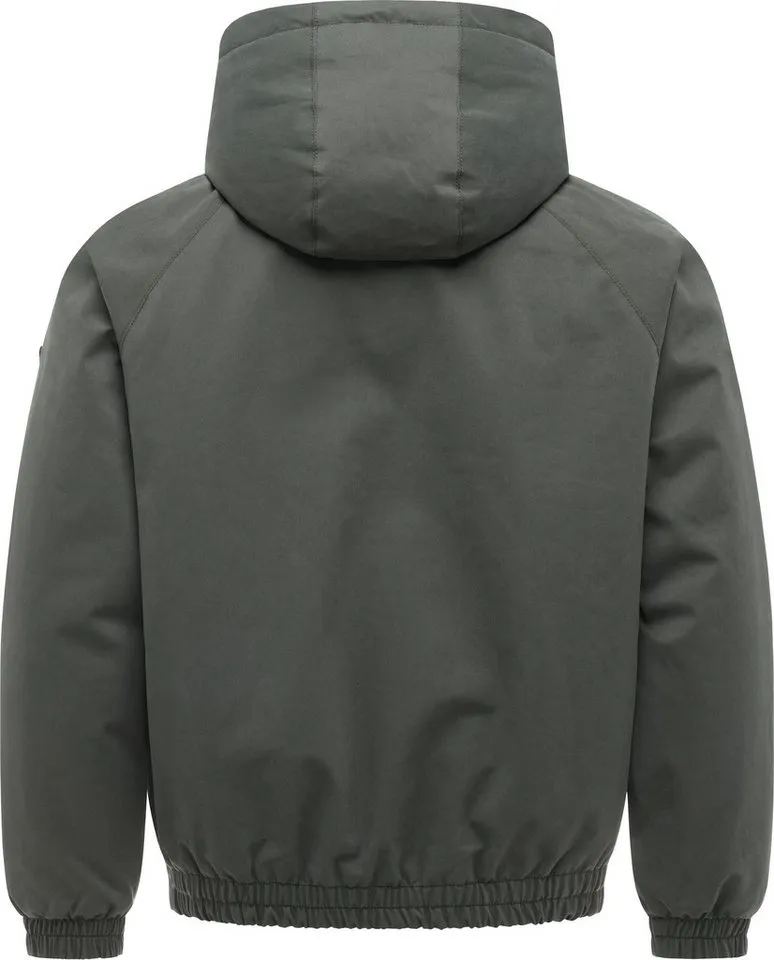 ragwear ragwear Outdoorjacke Terron Y Sportive Jacke mit kontrastierendem Innenfutter, Grün, – Produktbild 4 von 4