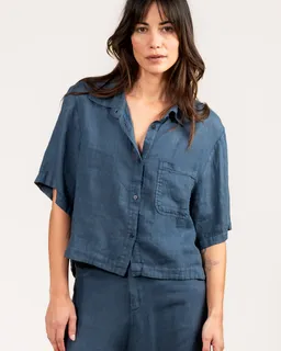 Kuyichi Kuyichi Damen vegan Hemd Liv Vintage Grau – Produktbild 1 von 1