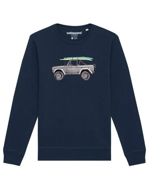 watapparel watapparel Sweatshirt Unisex Surf Pickup, French navy, – Produktbild 1 von 4