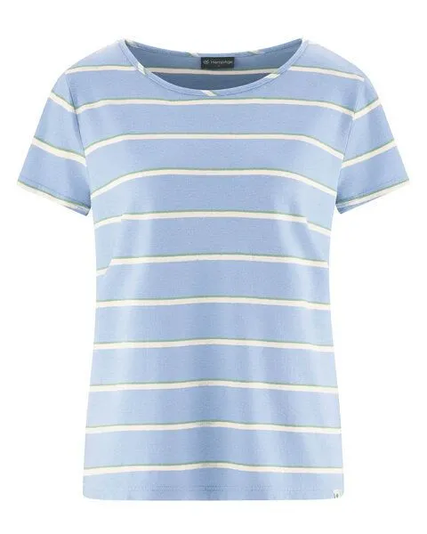 HempAge HempAge Hanf Sommer T-Shirt, Water, – Produktbild 1 von 1