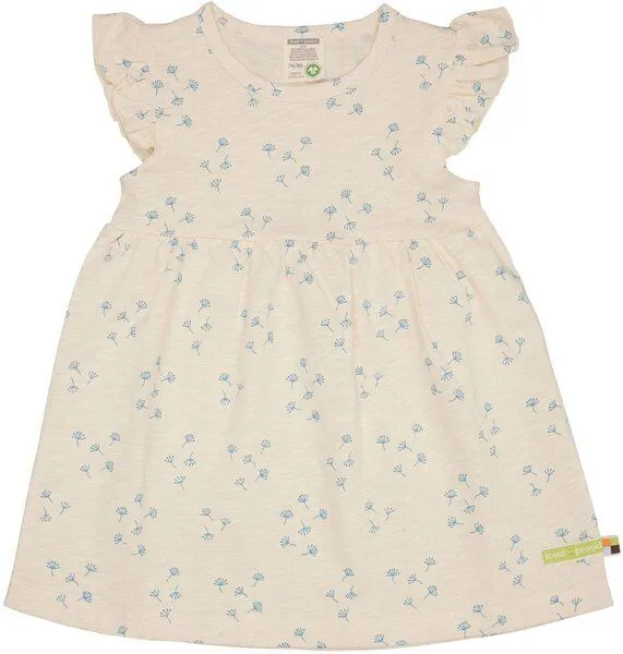 loud + proud loud + proud Babys & Kinder Kleid Slub Jersey, GOTS-zertifiziert, Vanilla(natur), – Produktbild 3 von 5