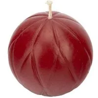 El Puente El Puente Kugelkerze "Globus" | Fair Trade & Handmade aus Indien, Rot, – Produktbild 1 von 1