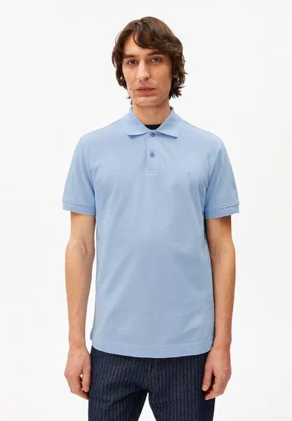 ARMEDANGELS ARMEDANGELS MAARIO Herren Polo aus Bio-Baumwolle, Wedgwood, – Produktbild 1 von 4