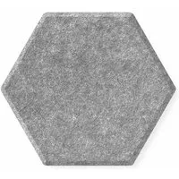 magnetoplan magnetoplan Akustik Wandpaneele "ecoAware" 37 x 32 x 0,9 cm Hexagon, grau, 6 Stk. – Produktbild 1 von 1