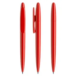 prodir prodir® Drehkugelschreiber DS5 TPP Twist, blaue Mine, rot, Rot, – Produktbild 1 von 1