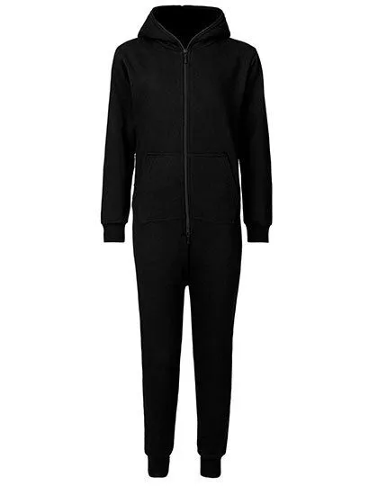 Neutral Neutral® Kinder Teenager Hausanzug Jumpsuit, Schwarz, – Produktbild 2 von 4